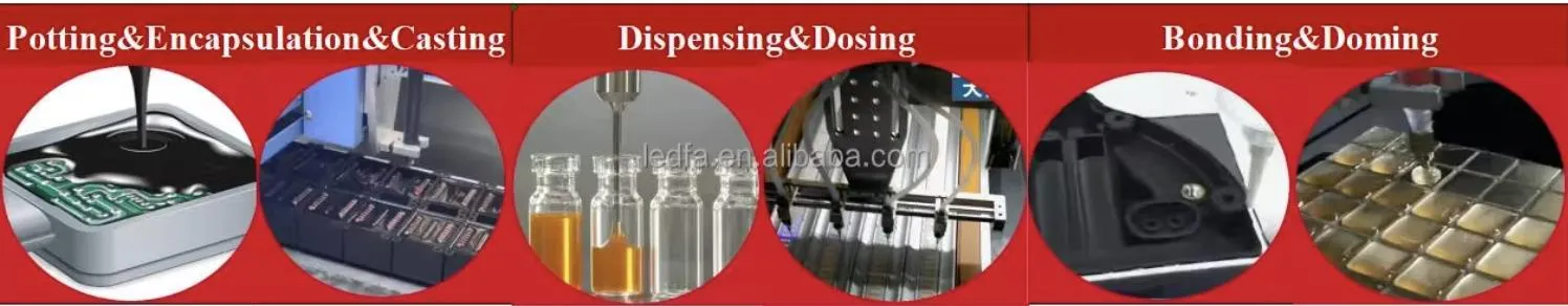 Pgb-650b Gantry Type PU Ab Epoxy PU 1-1 to 10-1 High Precision Glue Dispenser Dispensing Machine